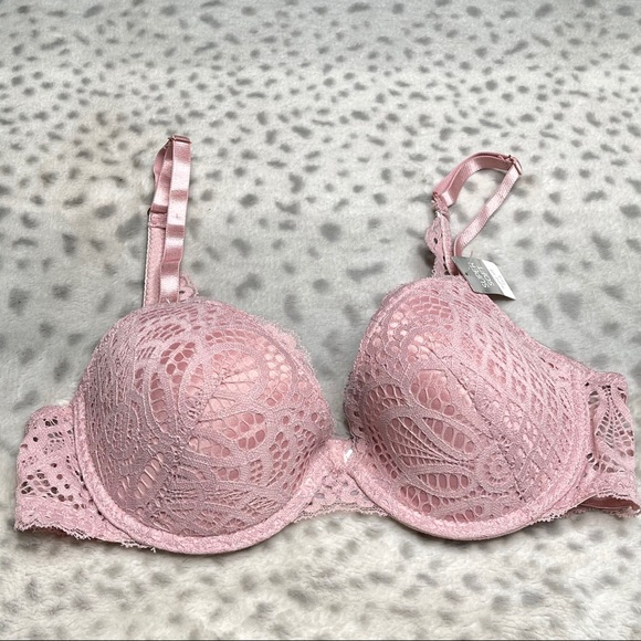 Marilyn Monroe Other - Marylin Monroe Underwire Lace Bra Mauve Adjustable